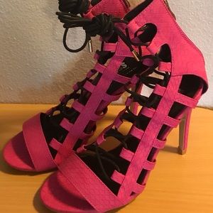 Red Kiss Sassy Strappy Sandals